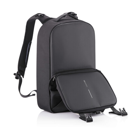 Flex Gym Bag schwarz, navy blau bedrucken, Art.-Nr. P705.801