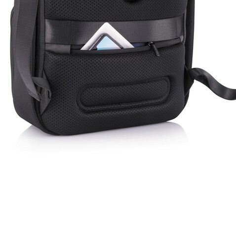 Flex Gym Bag schwarz, navy blau bedrucken, Art.-Nr. P705.801