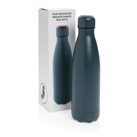 Einfarbige Vakuumisolierte Stainless Steel Flasche blau bedrucken, Art.-Nr. P436.465 Einfarbige Vakuumisolierte Stainless Steel Flasche blau bedrucken, Art.-Nr. P436.465