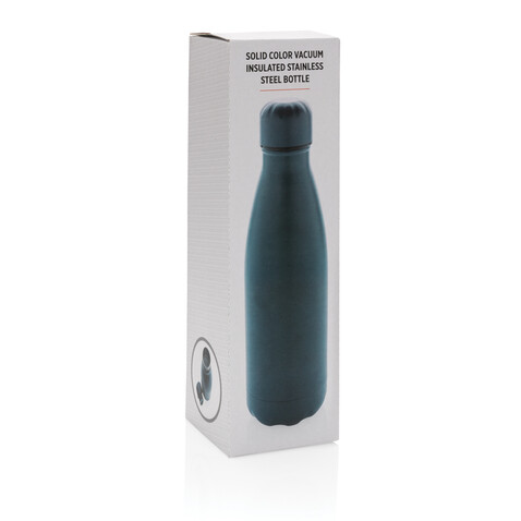 Einfarbige Vakuumisolierte Stainless Steel Flasche blau bedrucken, Art.-Nr. P436.465 Einfarbige Vakuumisolierte Stainless Steel Flasche blau bedrucken, Art.-Nr. P436.465