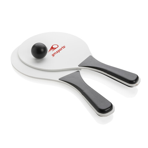 Beach-Ball Set schwarz bedrucken, Art.-Nr. P453.411