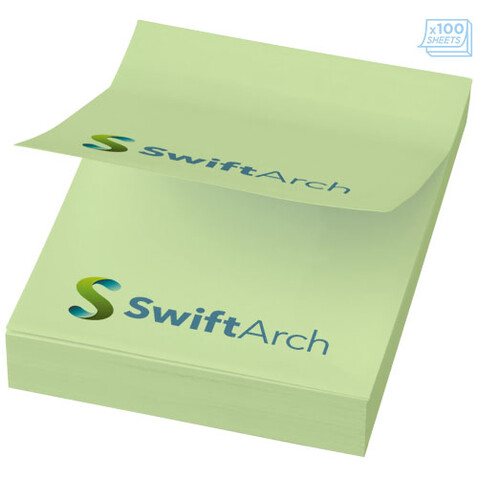 Sticky-Mate® Haftnotizen 50 x 75 mm, mintgrün bedrucken, Art.-Nr. 21092034