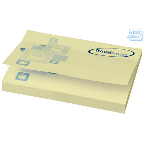 Sticky-Mate® Haftnotizen 100 x 75 mm, hellgelb bedrucken, Art.-Nr. 21094022