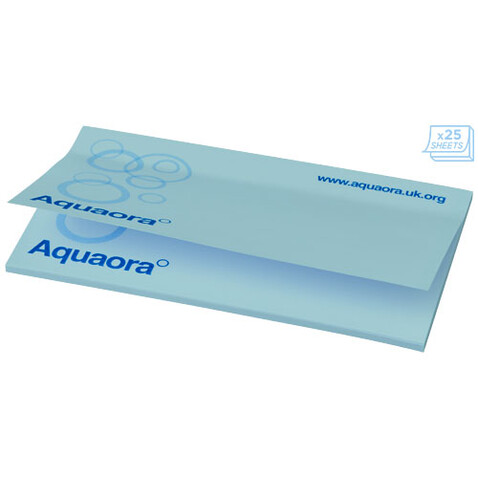 Sticky-Mate® Haftnotizen 127 x 75 mm, hellblau bedrucken, Art.-Nr. 21096012
