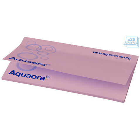 Sticky-Mate® Haftnotizen 127 x 75 mm, hellrosa bedrucken, Art.-Nr. 21096044