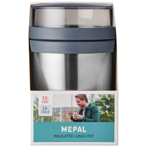 Mepal Ellipse Thermo-Lunchpot, silber bedrucken, Art.-Nr. 11317781