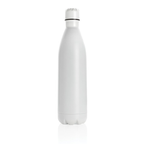 Solid Color Vakuum Stainless-Steel Flasche 1L weiß bedrucken, Art.-Nr. P436.913