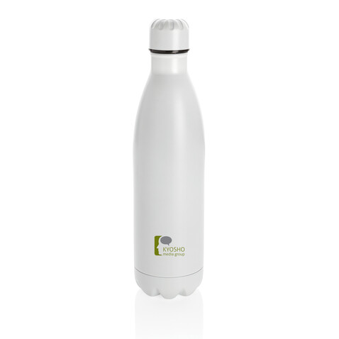 Solid Color Vakuum Stainless-Steel Flasche 750ml weiß bedrucken, Art.-Nr. P436.933