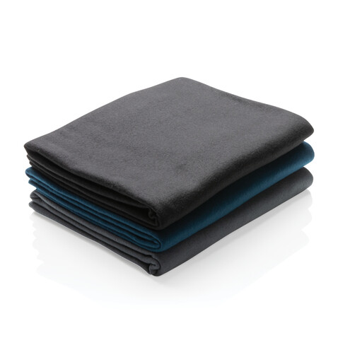 Fleece-Decke im Etui anthrazit bedrucken, Art.-Nr. P459.062