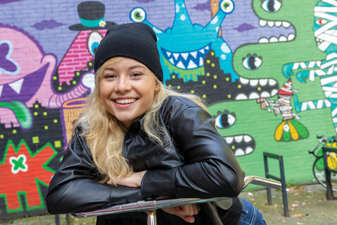 Impact AWARE™ Classic Beanie mit Polylana® schwarz bedrucken, Art.-Nr. P453.371