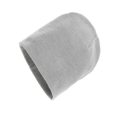 Impact AWARE™ Classic Beanie mit Polylana® grau bedrucken, Art.-Nr. P453.372