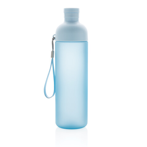 Impact auslaufsichere Tritan-Flasche blau, blau bedrucken, Art.-Nr. P433.185