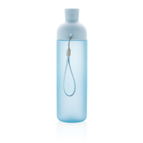 Impact auslaufsichere Tritan-Flasche blau, blau bedrucken, Art.-Nr. P433.185