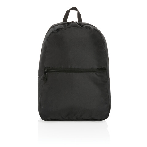 Impact AWARE™ RPET Basic Rucksack schwarz bedrucken, Art.-Nr. P762.731 Impact AWARE™ RPET Basic Rucksack schwarz bedrucken, Art.-Nr. P762.731