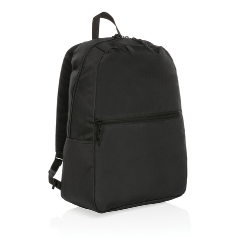 Impact AWARE™ RPET Basic Rucksack schwarz bedrucken, Art.-Nr. P762.731