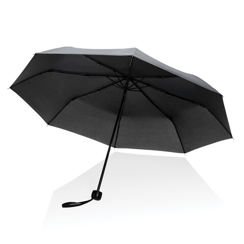 20.5&quot; Impact AWARE™ RPET 190T Mini-Schirm schwarz bedrucken, Art.-Nr. P850.581