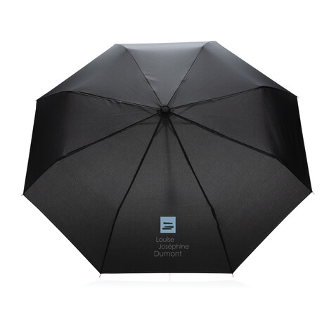 20.5&quot; Impact AWARE™ RPET 190T Mini-Schirm schwarz bedrucken, Art.-Nr. P850.581