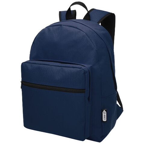 Retrend RPET-Rucksack 16L, navy bedrucken, Art.-Nr. 12053255