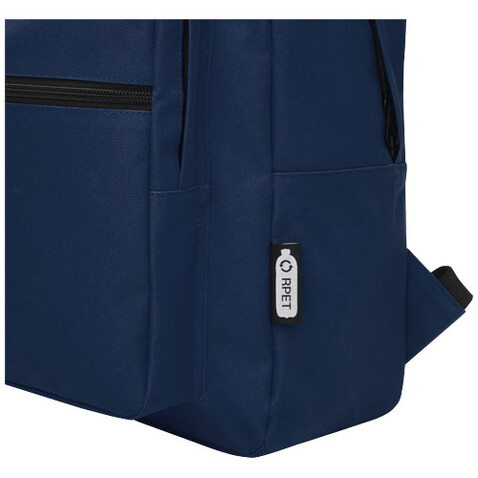 Retrend RPET-Rucksack 16L, navy bedrucken, Art.-Nr. 12053255