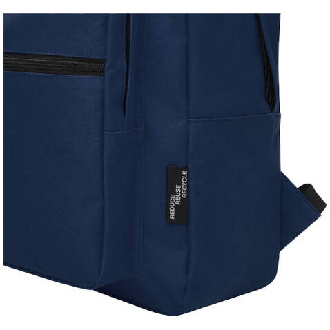 Retrend RPET-Rucksack 16L, navy bedrucken, Art.-Nr. 12053255