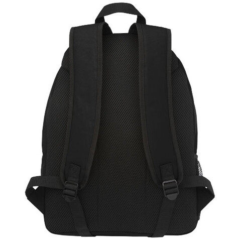 Retrend RPET-Rucksack 16L, schwarz bedrucken, Art.-Nr. 12053290