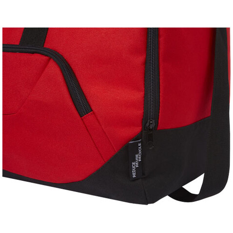 Retrend RPET Reisetasche 40L, rot bedrucken, Art.-Nr. 12053421