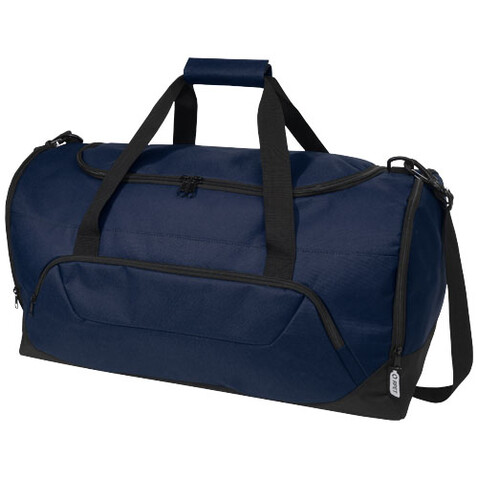 Retrend RPET Reisetasche 40L, navy bedrucken, Art.-Nr. 12053455