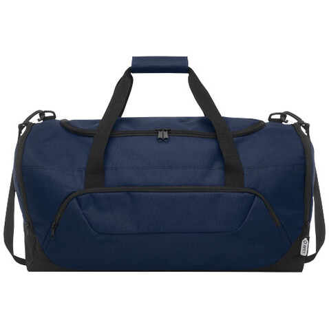 Retrend RPET Reisetasche 40L, navy bedrucken, Art.-Nr. 12053455