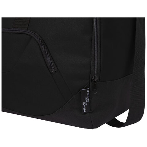 Retrend RPET Reisetasche 40L, schwarz bedrucken, Art.-Nr. 12053490