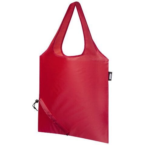 Sabia faltbare RPET Tragetasche 7L, rot bedrucken, Art.-Nr. 12054121