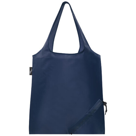 Sabia faltbare RPET Tragetasche 7L, navy bedrucken, Art.-Nr. 12054155