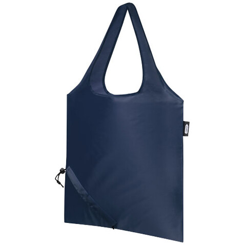 Sabia faltbare RPET Tragetasche 7L, navy bedrucken, Art.-Nr. 12054155