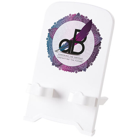 The Dok Smartphone Halter, weiss, weiss bedrucken, Art.-Nr. 21027001