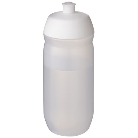 HydroFlex™ Clear 500 ml Squeezy Sportflasche, weiss, klar mattiert bedrucken, Art.-Nr. 21044001