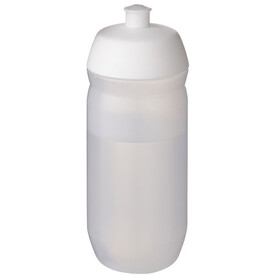 HydroFlex™ Clear 500 ml Squeezy Sportflasche, weiss, klar mattiert bedrucken, Art.-Nr. 21044001