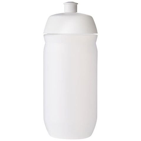HydroFlex™ Clear 500 ml Squeezy Sportflasche, weiss, klar mattiert bedrucken, Art.-Nr. 21044001