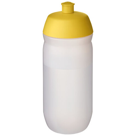 HydroFlex™ Clear 500 ml Squeezy Sportflasche, gelb, klar mattiert bedrucken, Art.-Nr. 21044011 HydroFlex™ Clear 500 ml Squeezy Sportflasche, gelb, klar mattiert bedrucken, Art.-Nr. 21044011