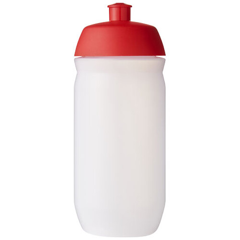 HydroFlex™ Clear 500 ml Squeezy Sportflasche, rot, klar mattiert bedrucken, Art.-Nr. 21044021 HydroFlex™ Clear 500 ml Squeezy Sportflasche, rot, klar mattiert bedrucken, Art.-Nr. 21044021
