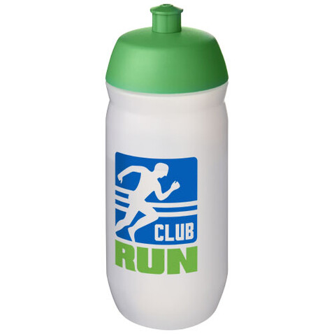 HydroFlex™ Clear 500 ml Squeezy Sportflasche, grün, klar mattiert bedrucken, Art.-Nr. 21044061 HydroFlex™ Clear 500 ml Squeezy Sportflasche, grün, klar mattiert bedrucken, Art.-Nr. 21044061