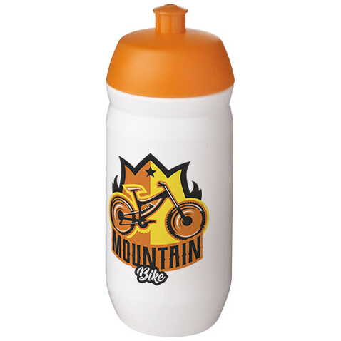 HydroFlex™ 500 ml Squeezy Sportflasche, orange, weiss bedrucken, Art.-Nr. 21044131 HydroFlex™ 500 ml Squeezy Sportflasche, orange, weiss bedrucken, Art.-Nr. 21044131