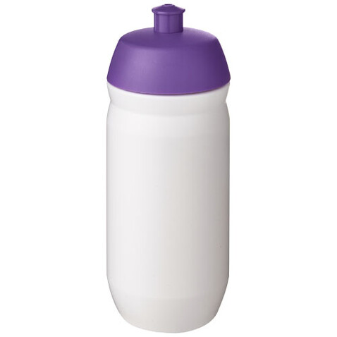 HydroFlex™ 500 ml Squeezy Sportflasche, lila, weiss bedrucken, Art.-Nr. 21044137