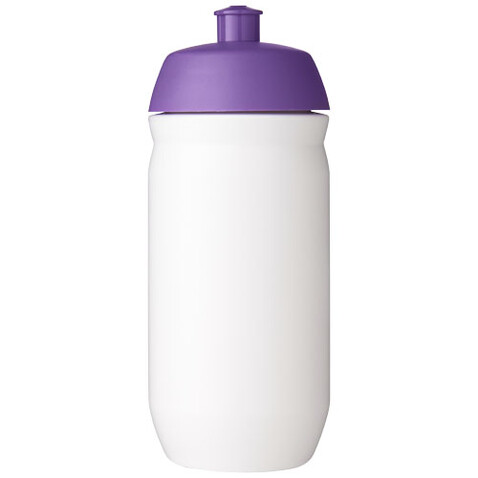 HydroFlex™ 500 ml Squeezy Sportflasche, lila, weiss bedrucken, Art.-Nr. 21044137