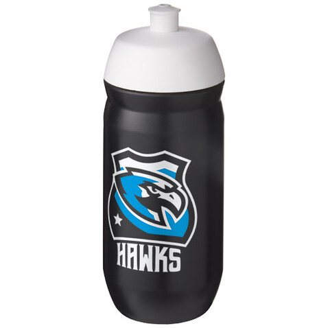HydroFlex™ 500 ml Squeezy Sportflasche, weiss, schwarz bedrucken, Art.-Nr. 21044192 HydroFlex™ 500 ml Squeezy Sportflasche, weiss, schwarz bedrucken, Art.-Nr. 21044192