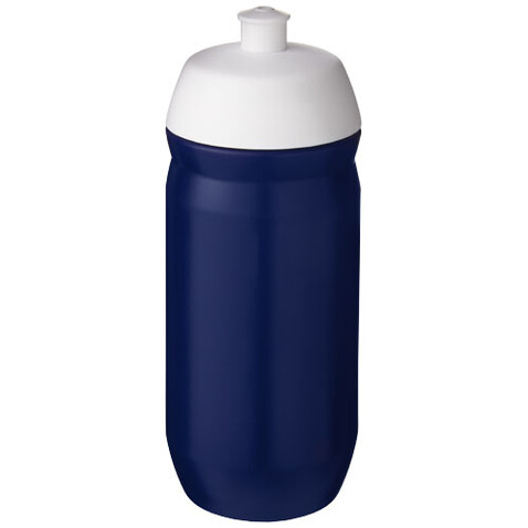 HydroFlex™ 500 ml Squeezy Sportflasche, weiss, blau bedrucken, Art.-Nr. 21044194