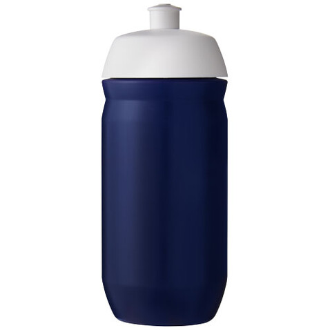 HydroFlex™ 500 ml Squeezy Sportflasche, weiss, blau bedrucken, Art.-Nr. 21044194