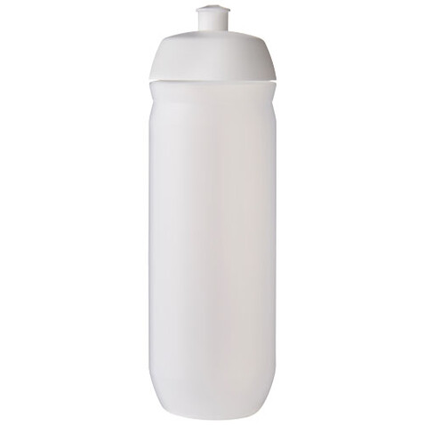 HydroFlex™ Clear 750 ml Squeezy Sportflasche, weiss, klar mattiert bedrucken, Art.-Nr. 21044201
