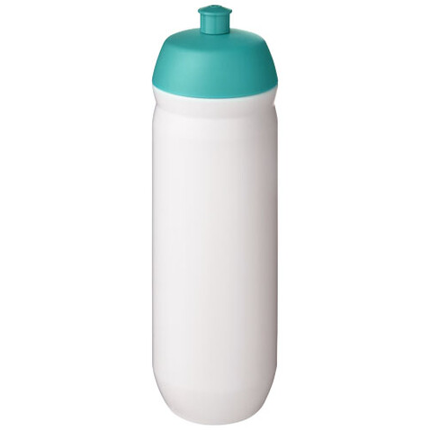 HydroFlex™ 750 ml Squeezy Sportflasche, aquablau, weiss bedrucken, Art.-Nr. 21044351