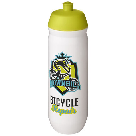 HydroFlex™ 750 ml Squeezy Sportflasche, Lindgrün, weiss bedrucken, Art.-Nr. 21044363