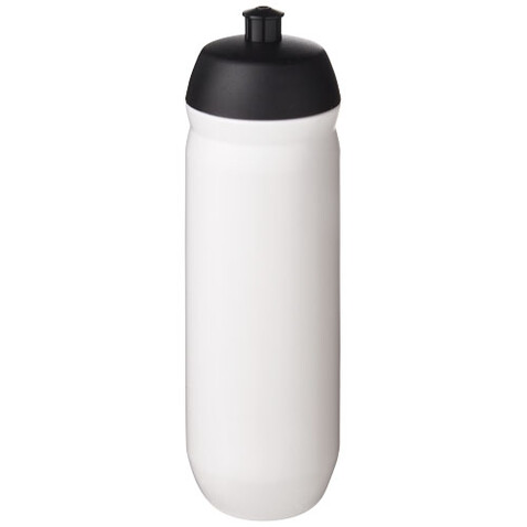 HydroFlex™ 750 ml Squeezy Sportflasche, schwarz, weiss bedrucken, Art.-Nr. 21044390