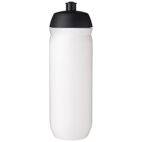 HydroFlex™ 750 ml Squeezy Sportflasche, schwarz, weiss bedrucken, Art.-Nr. 21044390